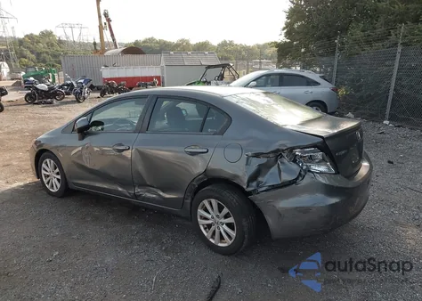 2012 Honda Civic Ex from USA, damaged, VIN 19XFB2F87CE375537